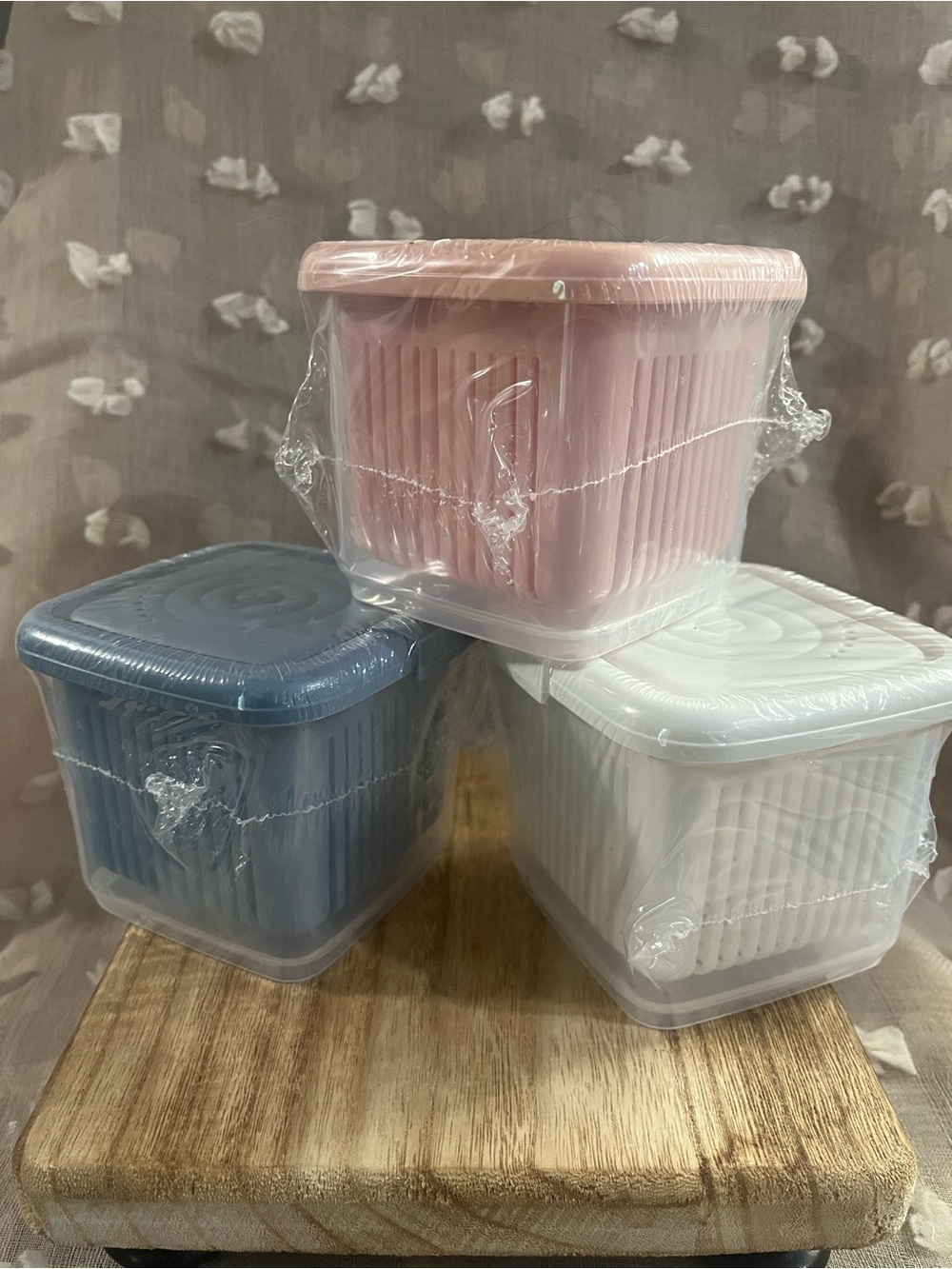 Berry and vegetable strainers Storage Containers - Set of 3